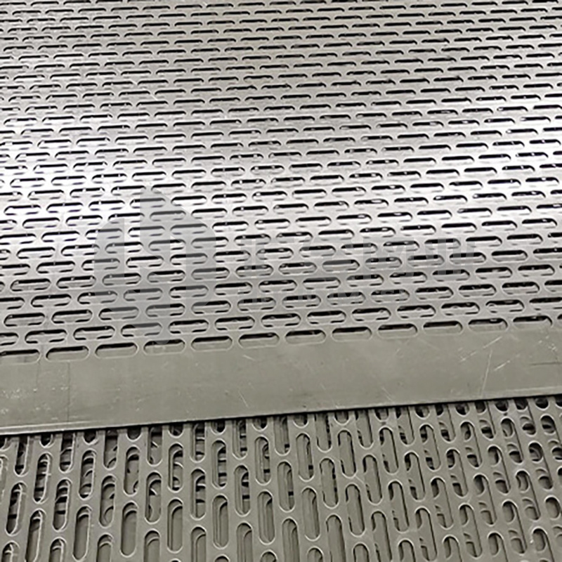 Slotted perforated metal