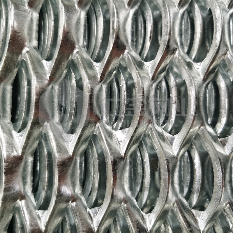 Hot dipped galvanized Hexagonal Expanded metal Mesh for grating