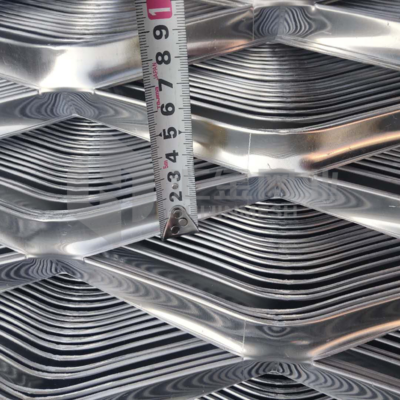 Anodized aluminum color expanded metal architectural mesh