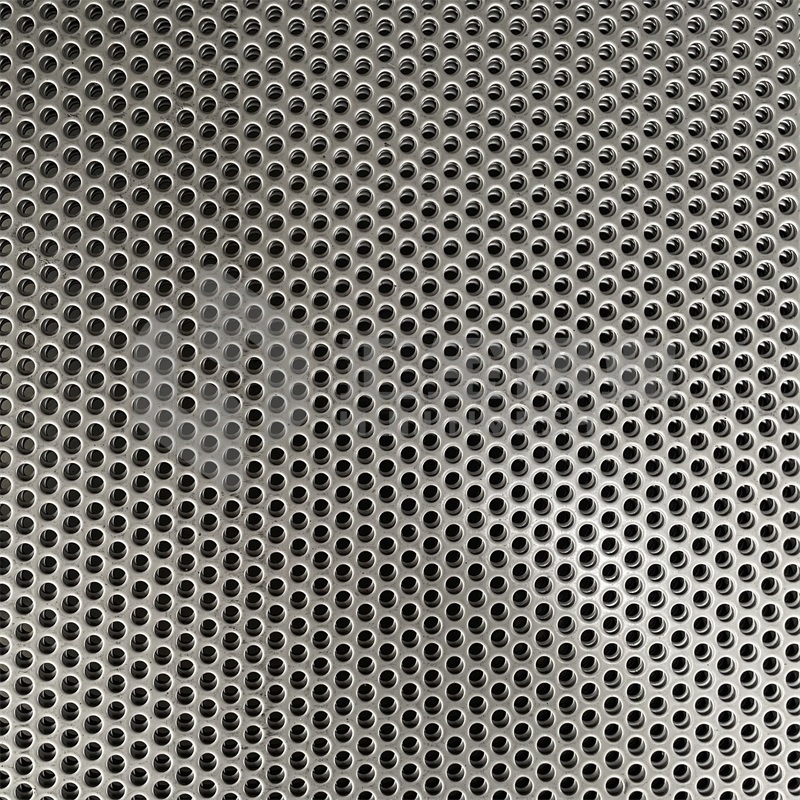 Stainless steel perforated metal