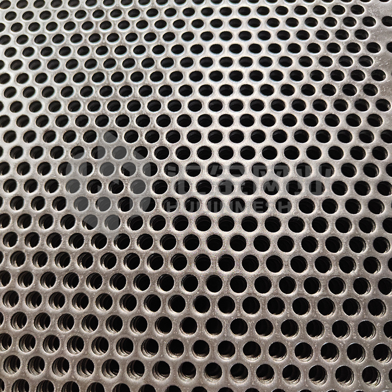 Round perforated metal
