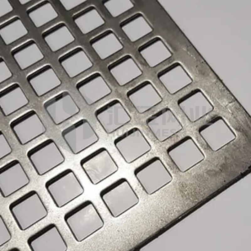 Square perforated metal
