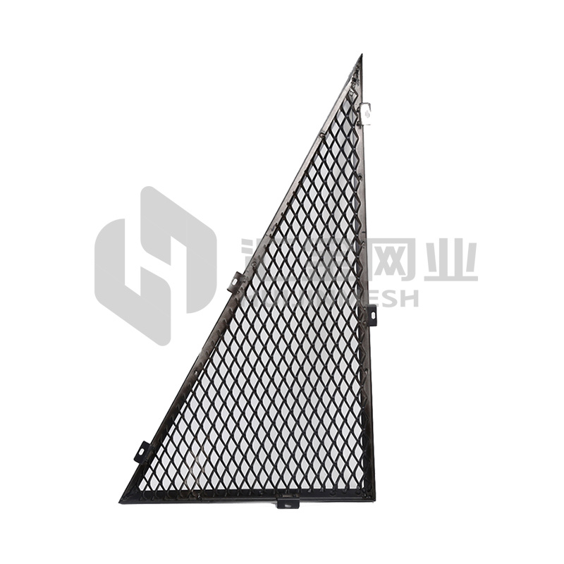 Triangular shape expanded metal for building decoration