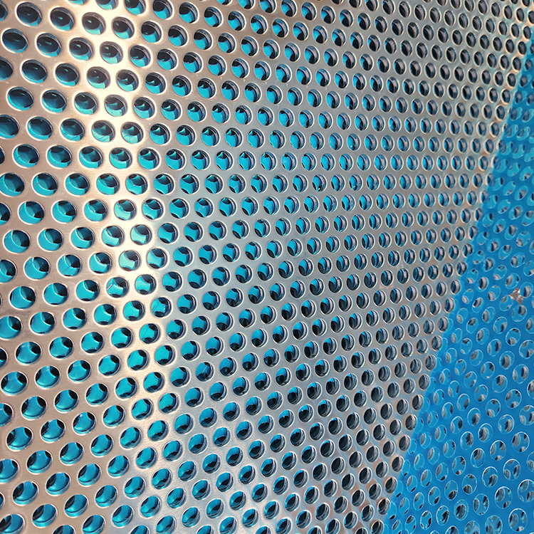 Metal Perforado Recto Redondo