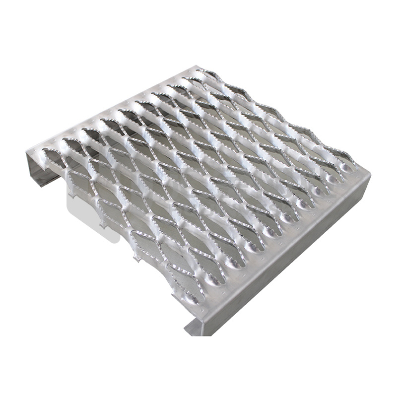 Grip strut safety grating Is perforated metal flooring product design