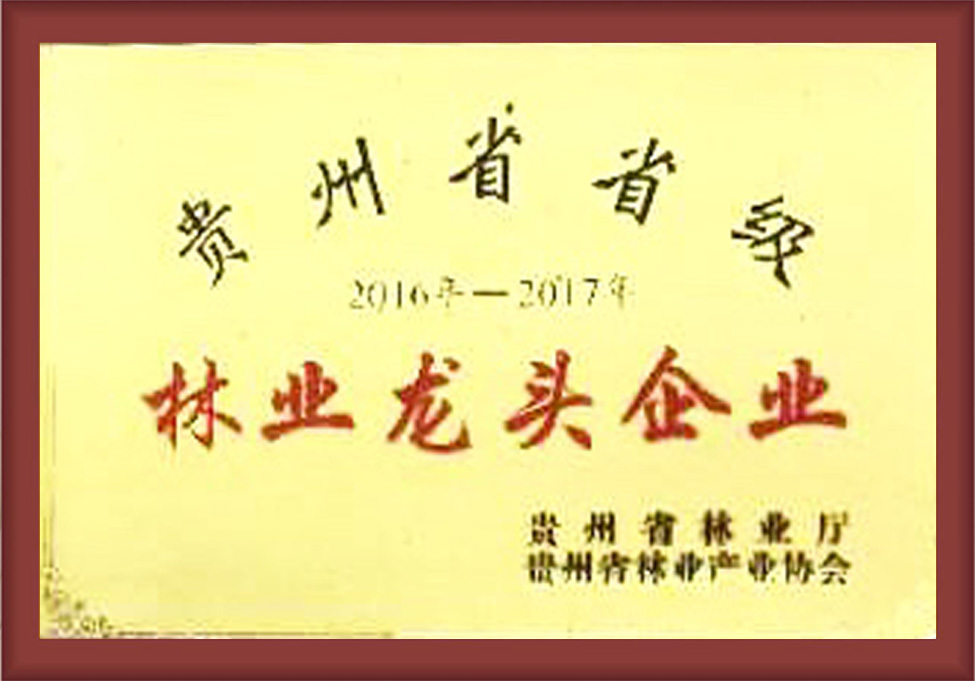 貴州省省級林業(yè)龍頭企業(yè)