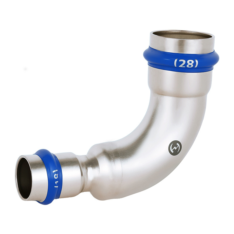 Reducing 90 ° elbow