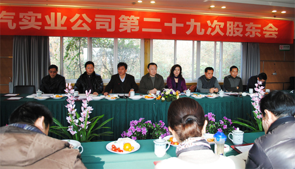 實(shí)業(yè)公司順利召開第29次股東會