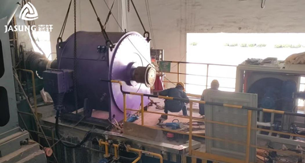 Xintai Zhonglian Cement's 10kv1400kw coal mill permanent magnet direct drive motor has been successfully installed, debugged, and put into operation Xintai Zhonglian Cement's 10kv1400kw coal mill permanent magnet direct drive motor has been successfully installed, debugged, and put into operation