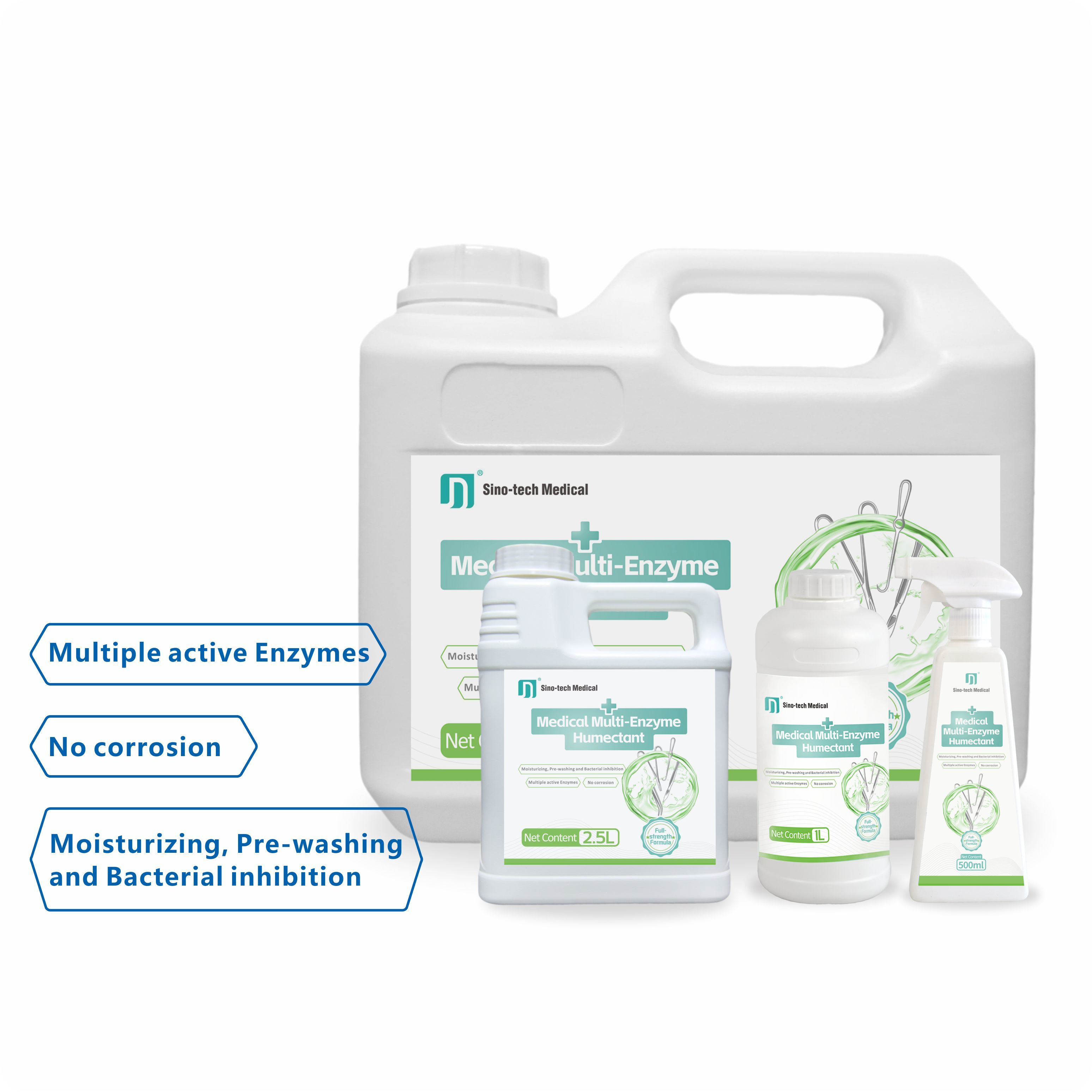Multi-Enzyme Moisturizer for Medical Equipment Cleaning