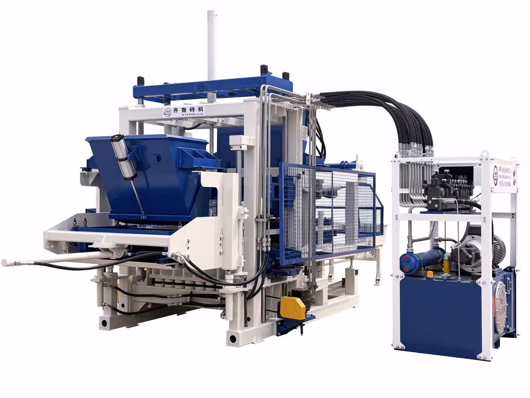 New QTA10 fully automatic brick making machine
