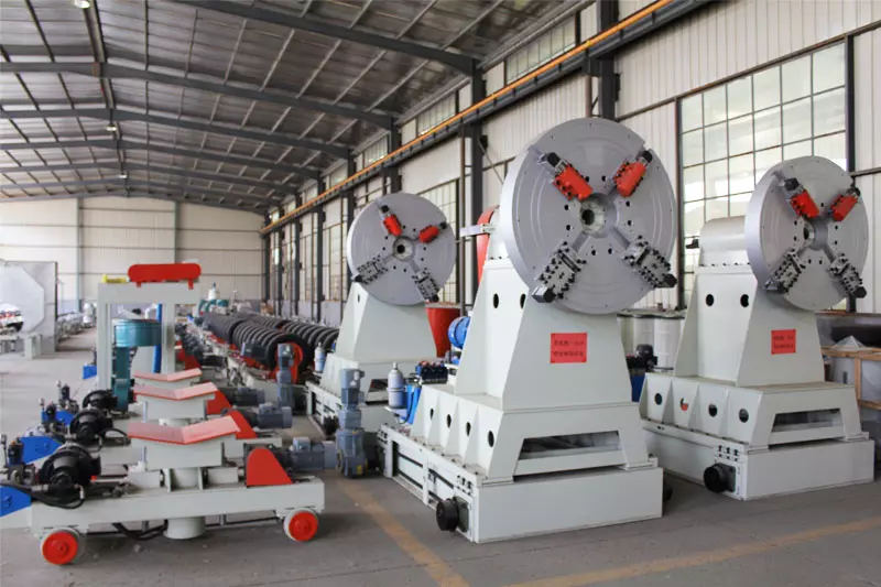 Polyurethane spray winding chuck
