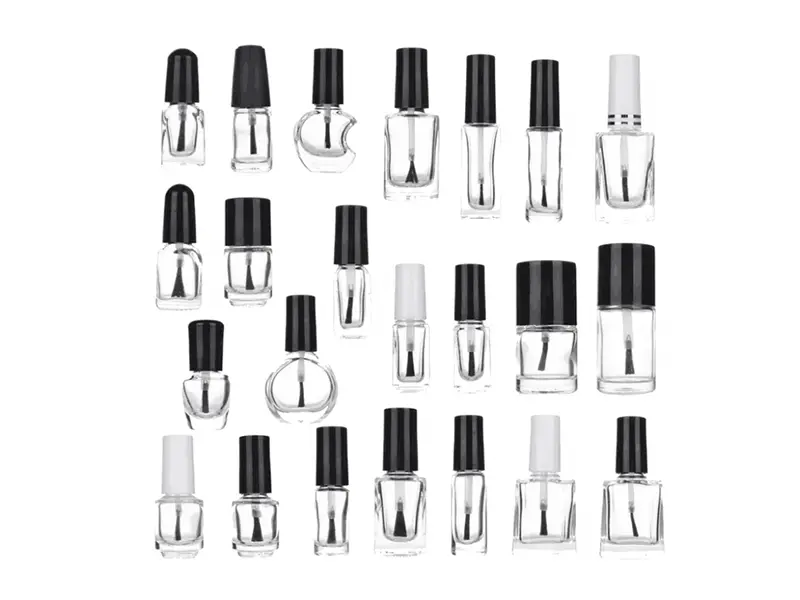 Nail polish glass bottles