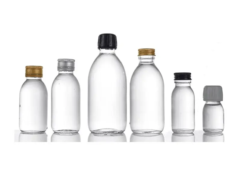 Glass bottle of oral liquid