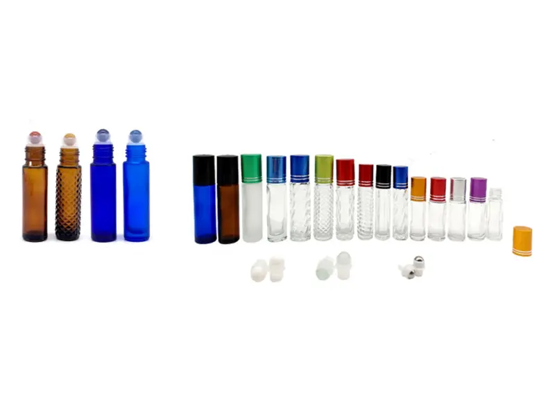 Roll-on glass bottles