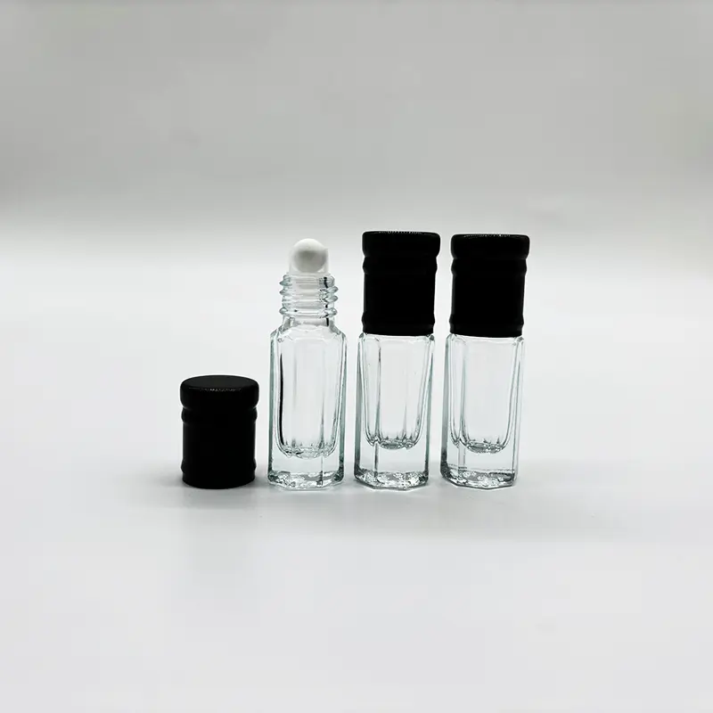 3ml Roll-on Style Fine High Octagonal Bottles