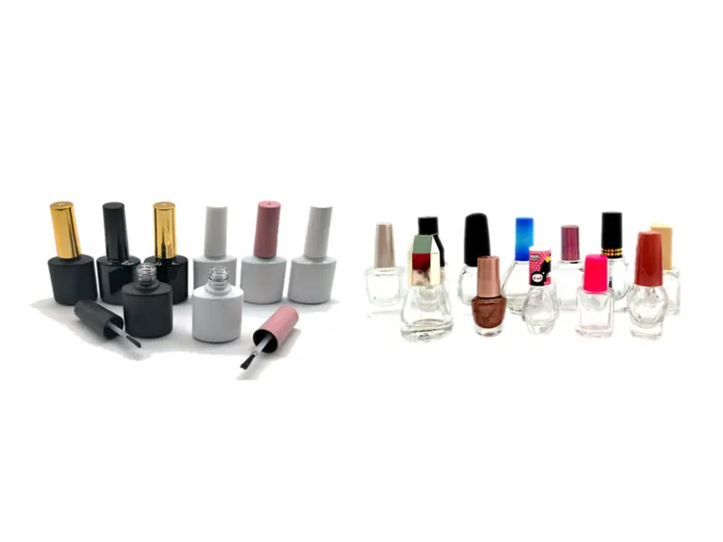 Nail polish glass bottles