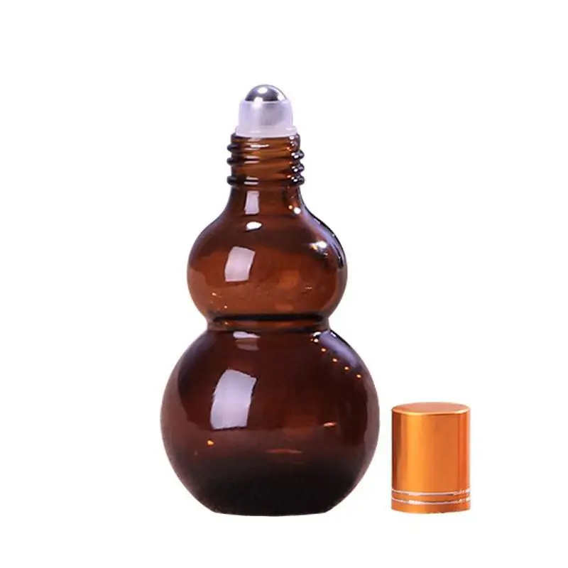 Frascos de vidrio marrón para aceite esencial