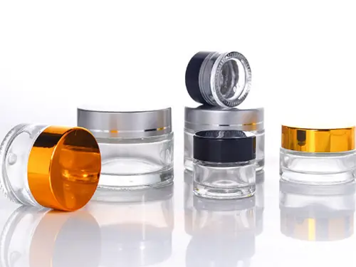 Glass Jars And Bottles For Creams And Lotions