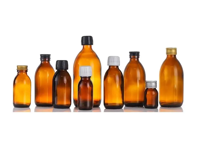 Glass bottle of oral liquid