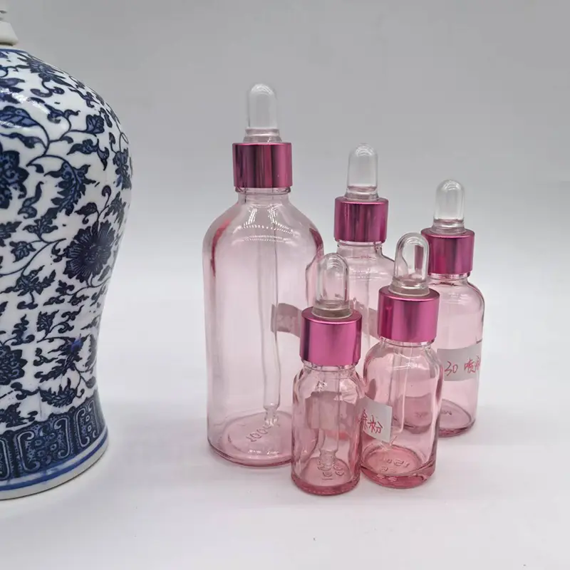 Frascos de vidrio para aceites esenciales