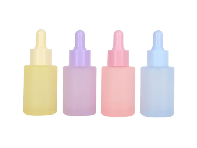 Essential oil glass bottles