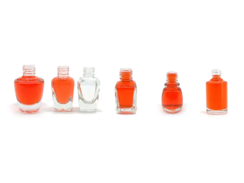 Nail polish glass bottles