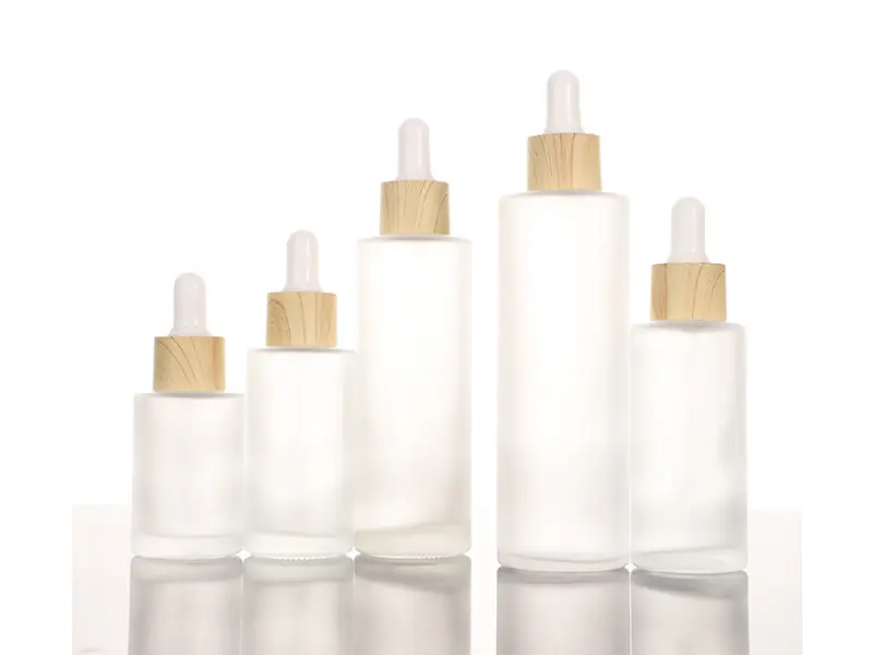 Essential oil glass bottles