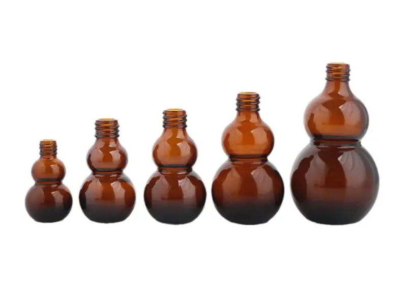 Essential oil glass bottles