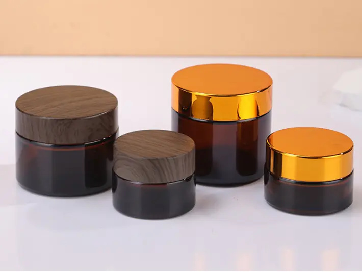 Glass Jars And Bottles For Creams And Lotions