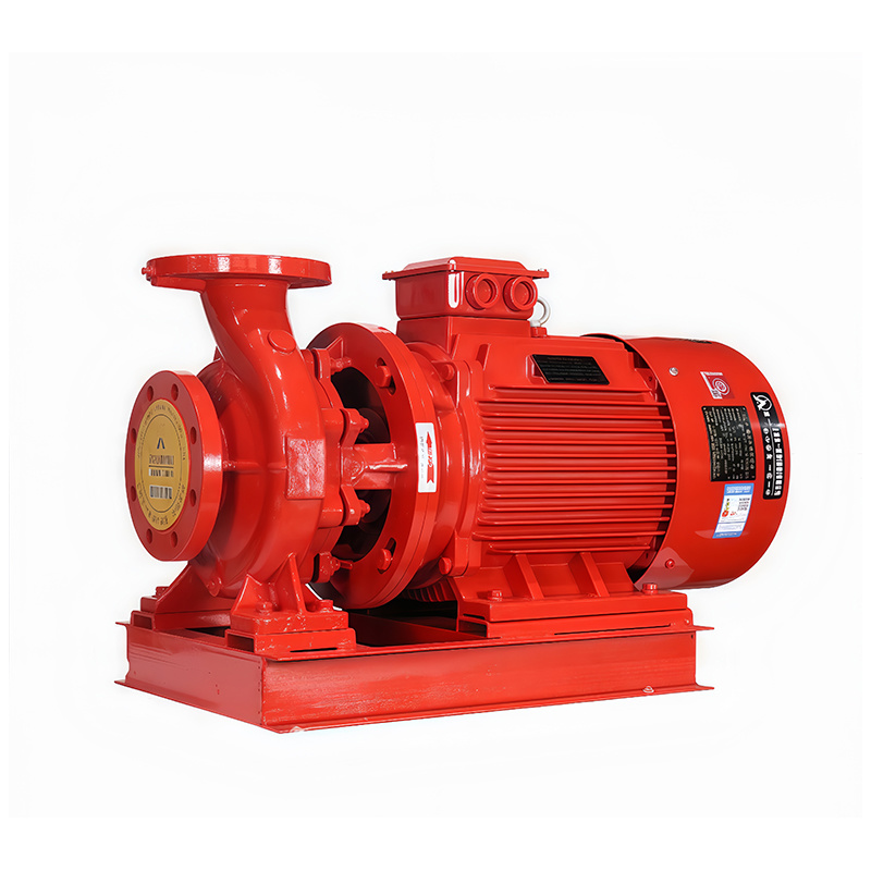Horizontal fire pump