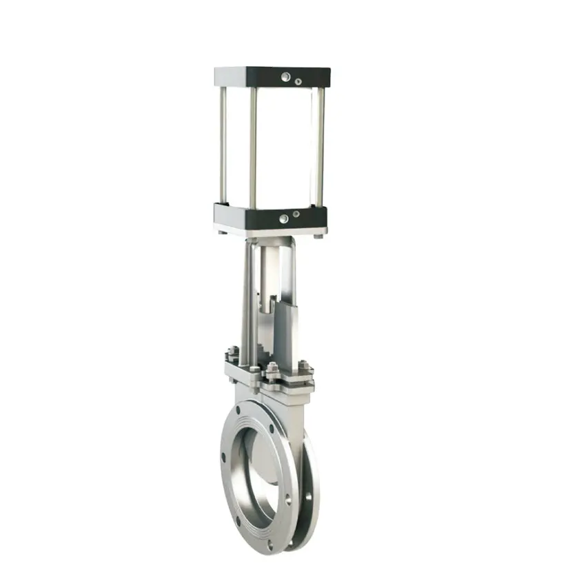 Penumatic Wafer Type Kinfe Gate Valve