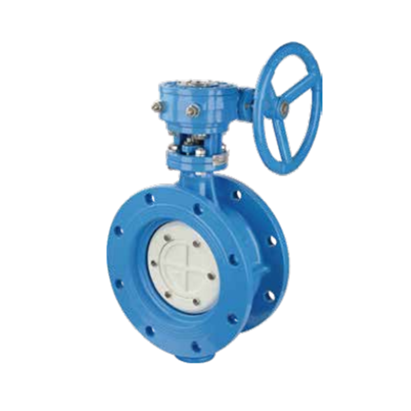 Double Eccentric Rubber Sealed Butterfly Valve
