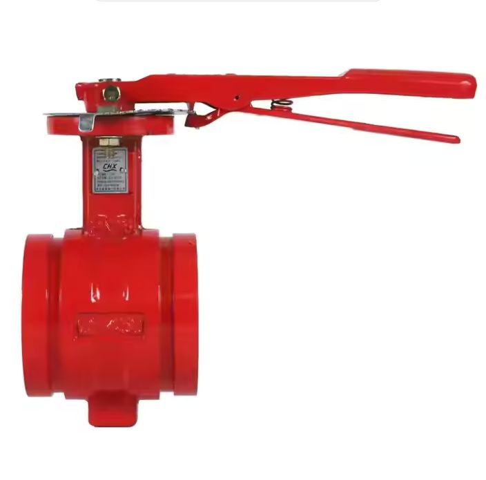 Grooved Fire Fighting Handle Butterfly Valve