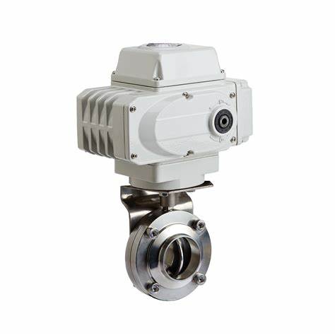 Sanitary Electrical Butterfly Valve