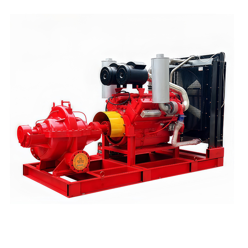 Diesel engine fire pump