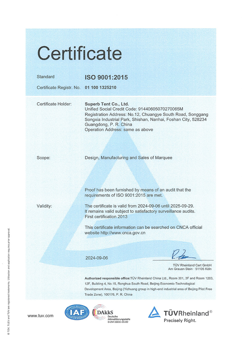 ISO CERTIFICATION