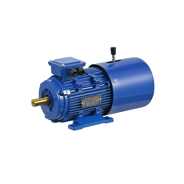 Electromagnetic braking three-phase asynchronous motor