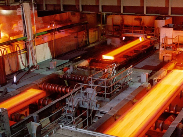 How is steel plate produced