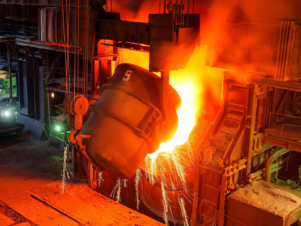 How is steel smelted?