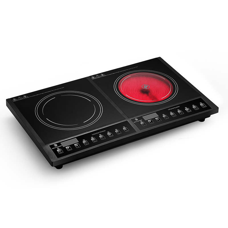 Combined Infrared and Induction Cooker