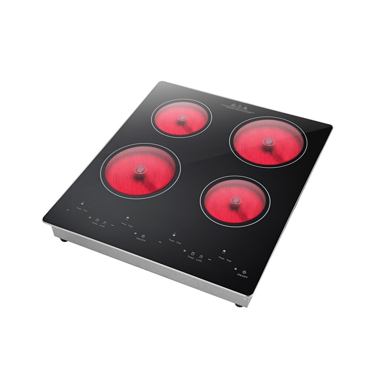 Smart-controlled Infrared Cooker with 4 Zones Easy to Clean AM-F401