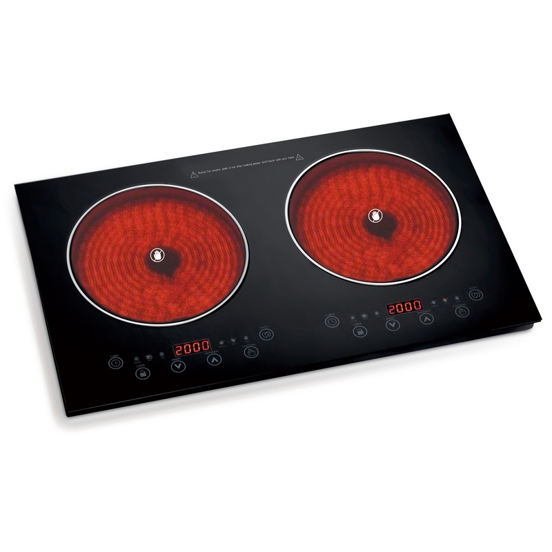 Time-saving Double Burner Infrared Cooker Multifunctional Manufacturer AM-F216