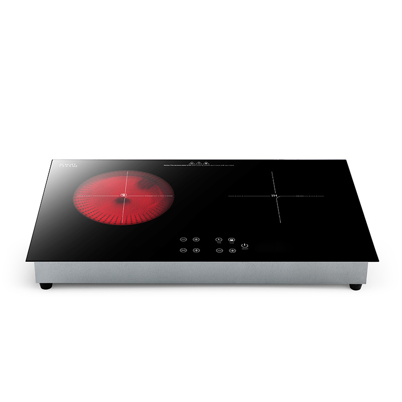 Combined Infrared and Induction Cooker