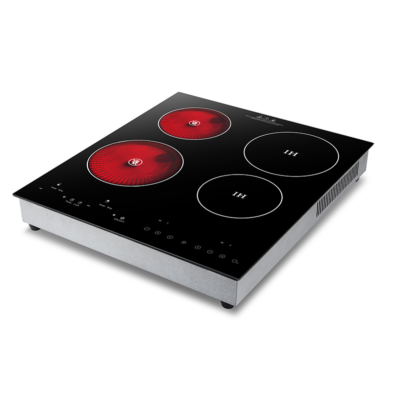 Combined Infrared and Induction Cooker