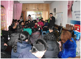 2010年1月24日张荣轩教授深入东北考察市场