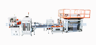 Full-function extraction facial tissue production line complete equipment (four-sided embossing style)