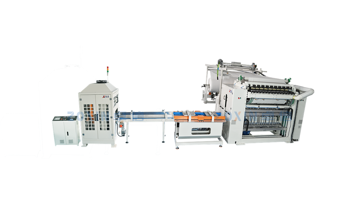 Fully automatic bottom-drawing production line equipment