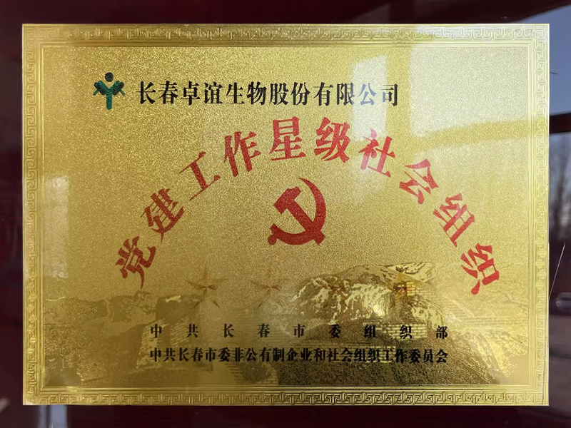 党建工作星级社会组织