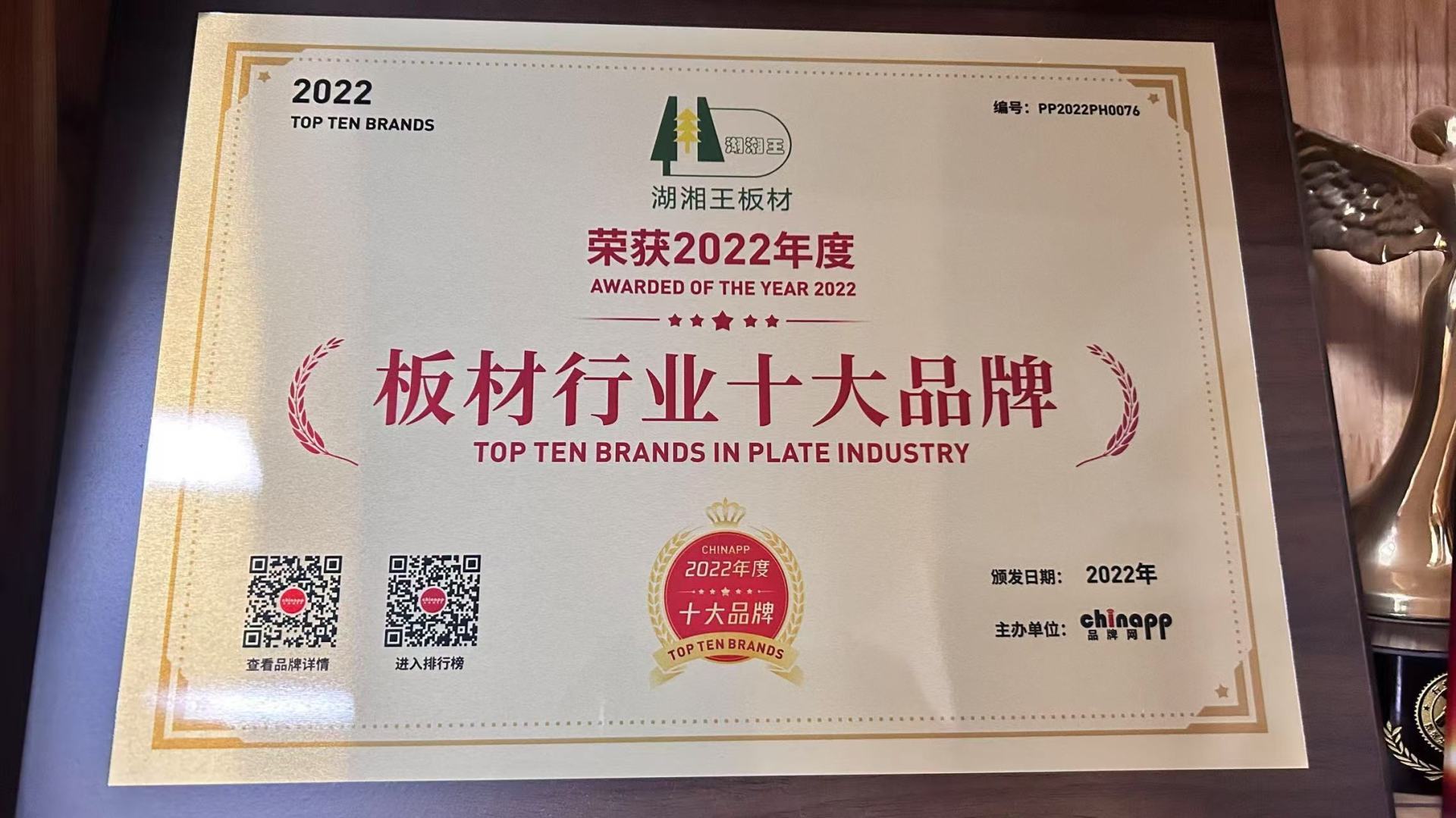 2022年度板材十大品牌